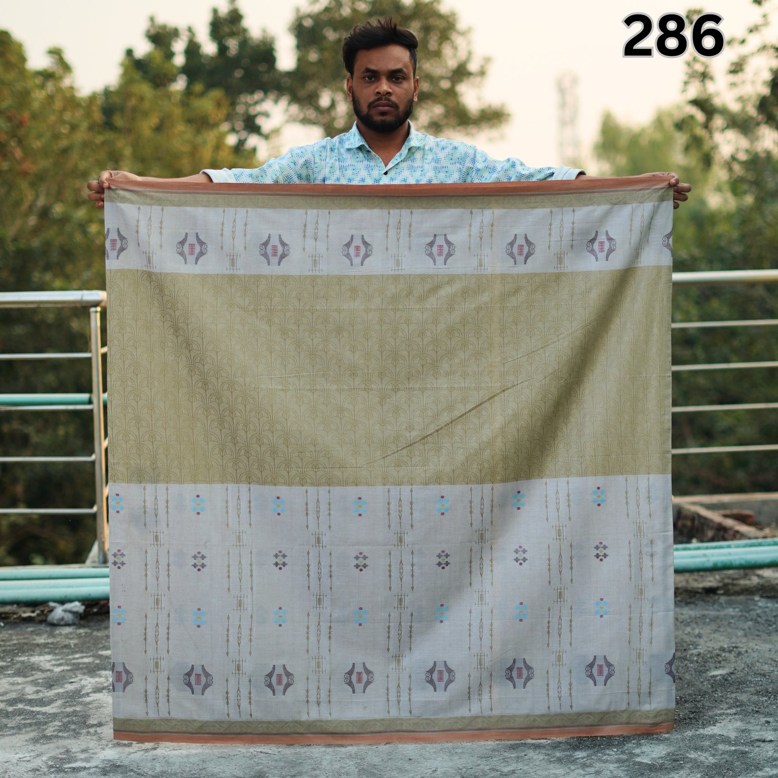 Tailocraft Men’s Pure Cotton Light Lungi 5.5 Hand-286