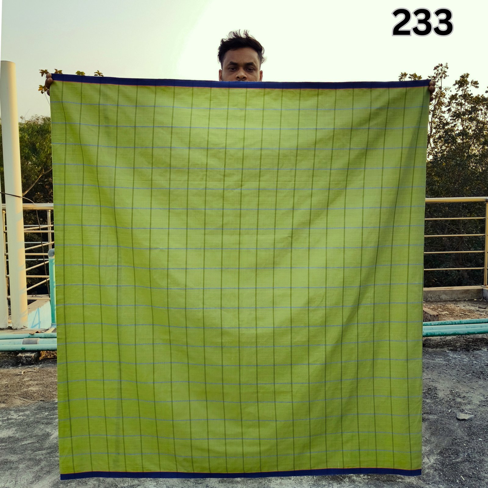 Tailocraft Men’s Pure Cotton Light Lungi 5.5 Hand-233