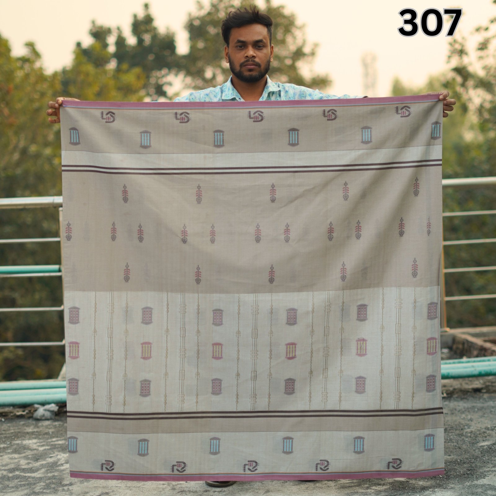 Tailocraft Men’s Pure Cotton Light Lungi 5.5 Hand-307