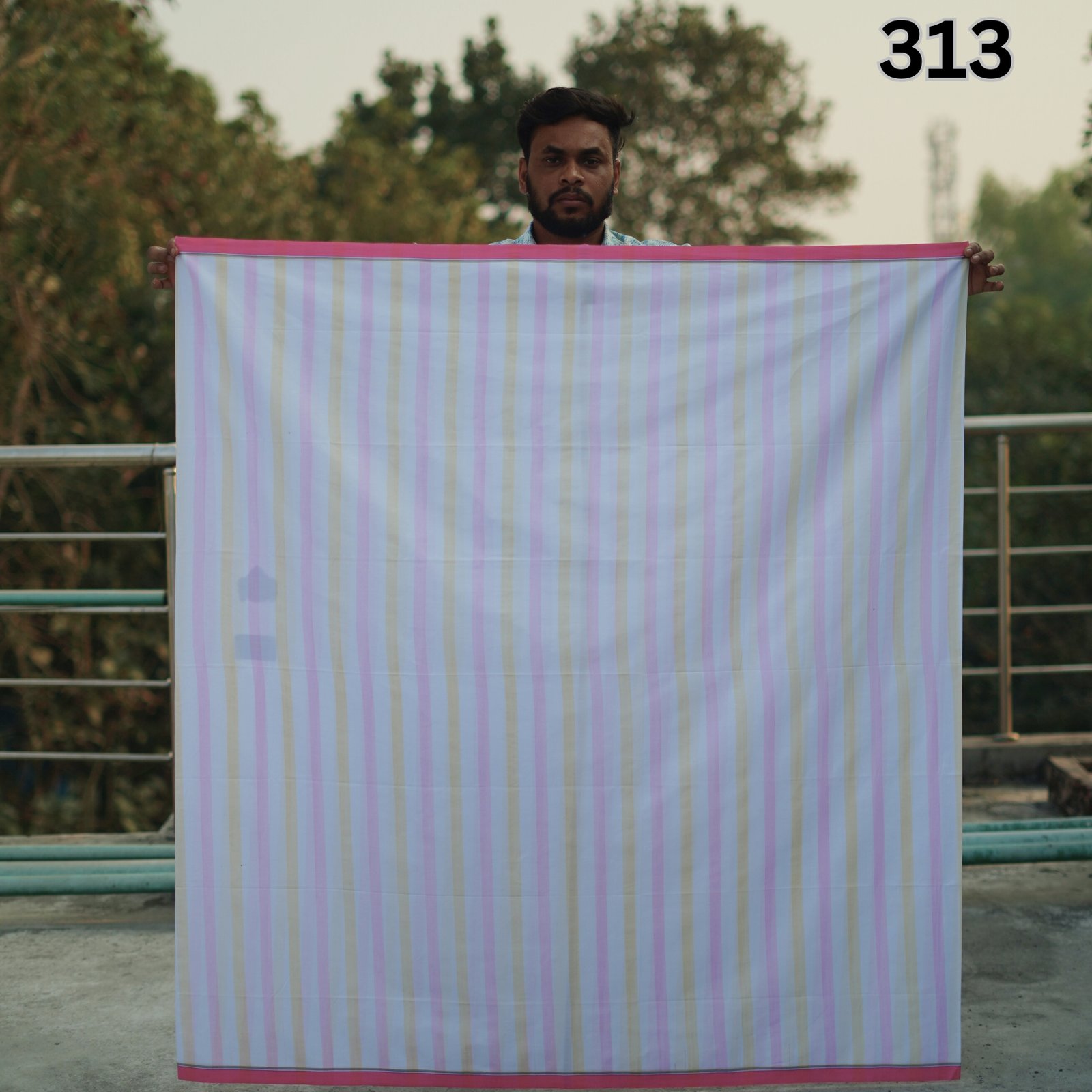 Tailocraft Men’s Pure Cotton Light Lungi 5.5 Hand-313