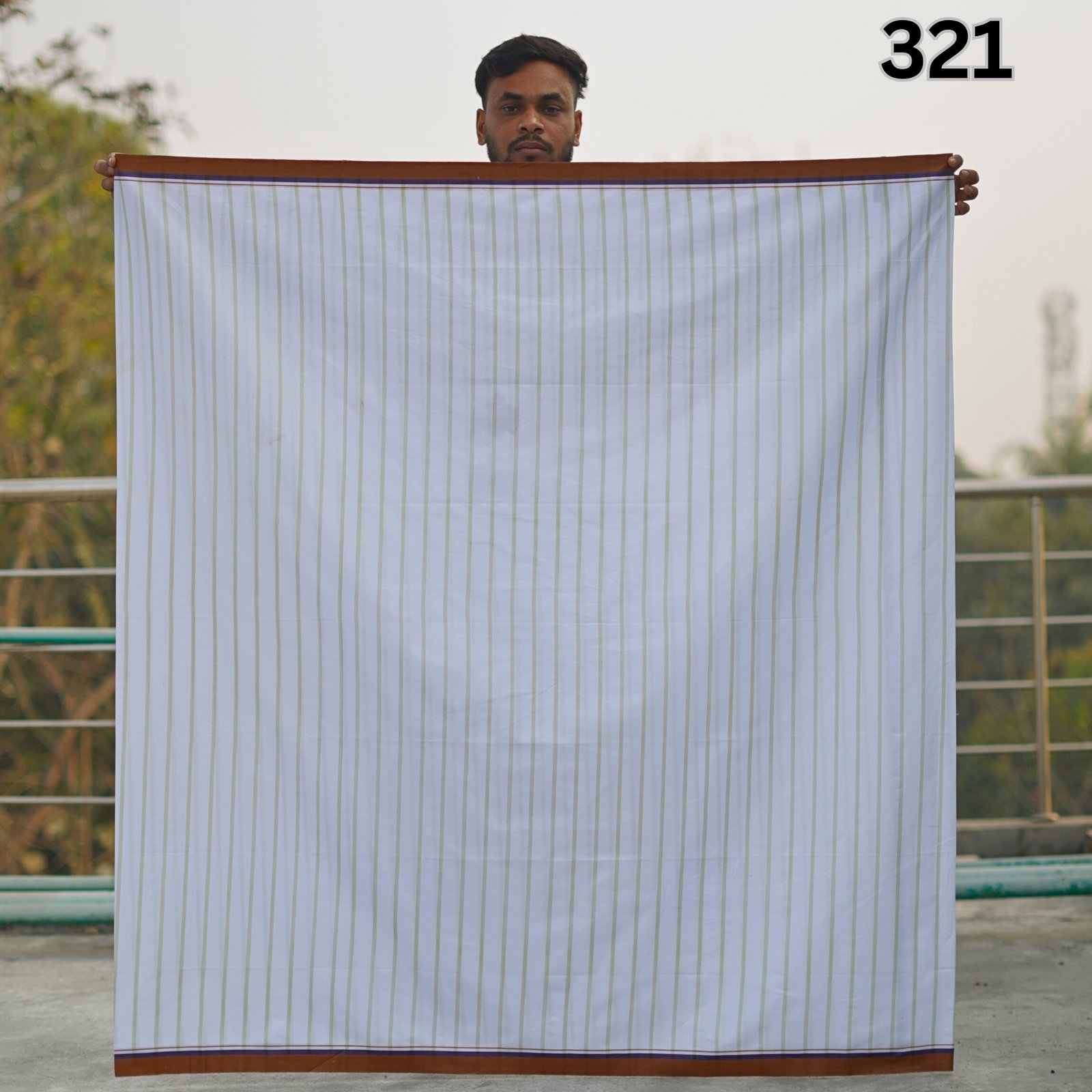 Tailocraft Men’s Pure Cotton Light Lungi 5.5 Hand-321