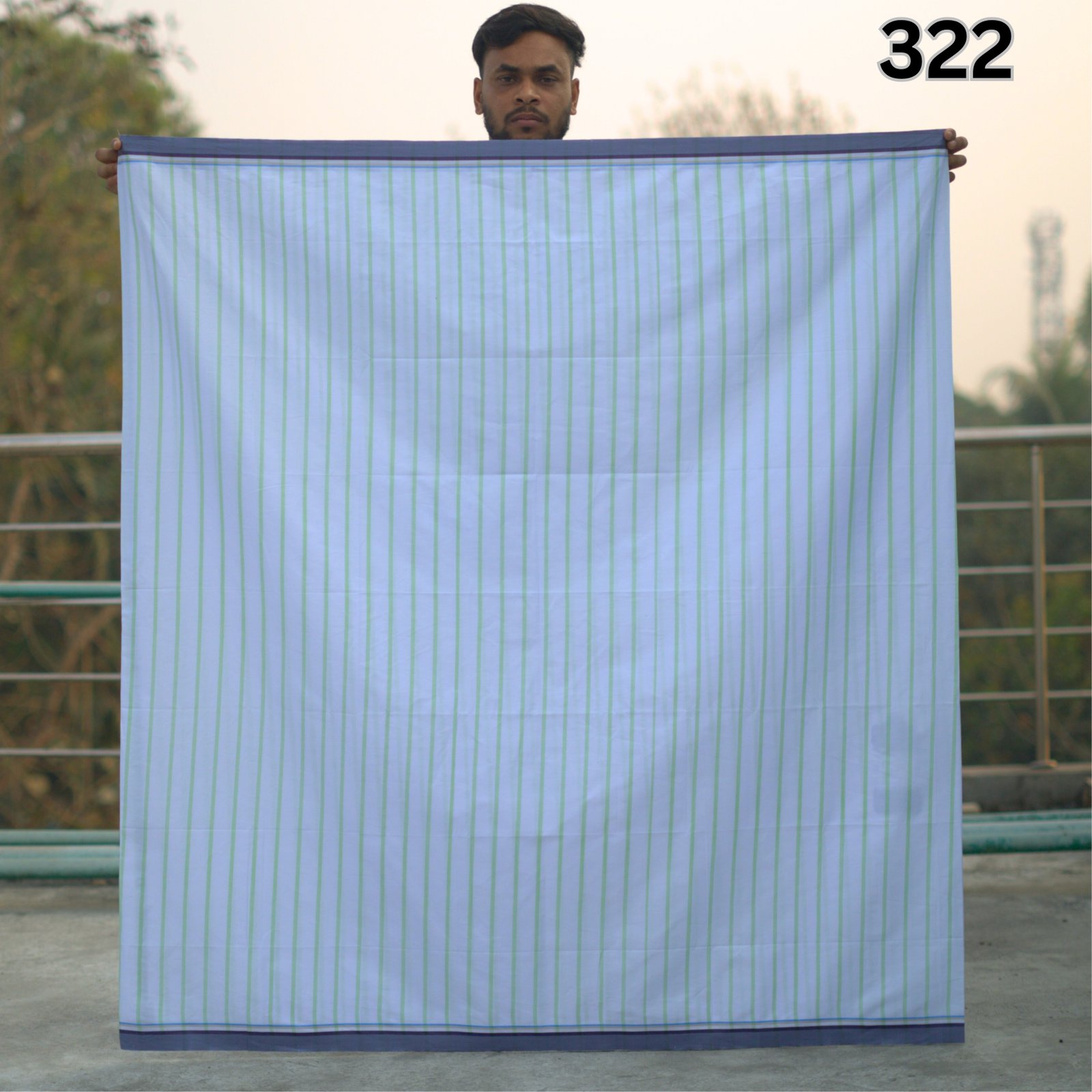 Tailocraft Men’s Pure Cotton Light Lungi 5.5 Hand-322