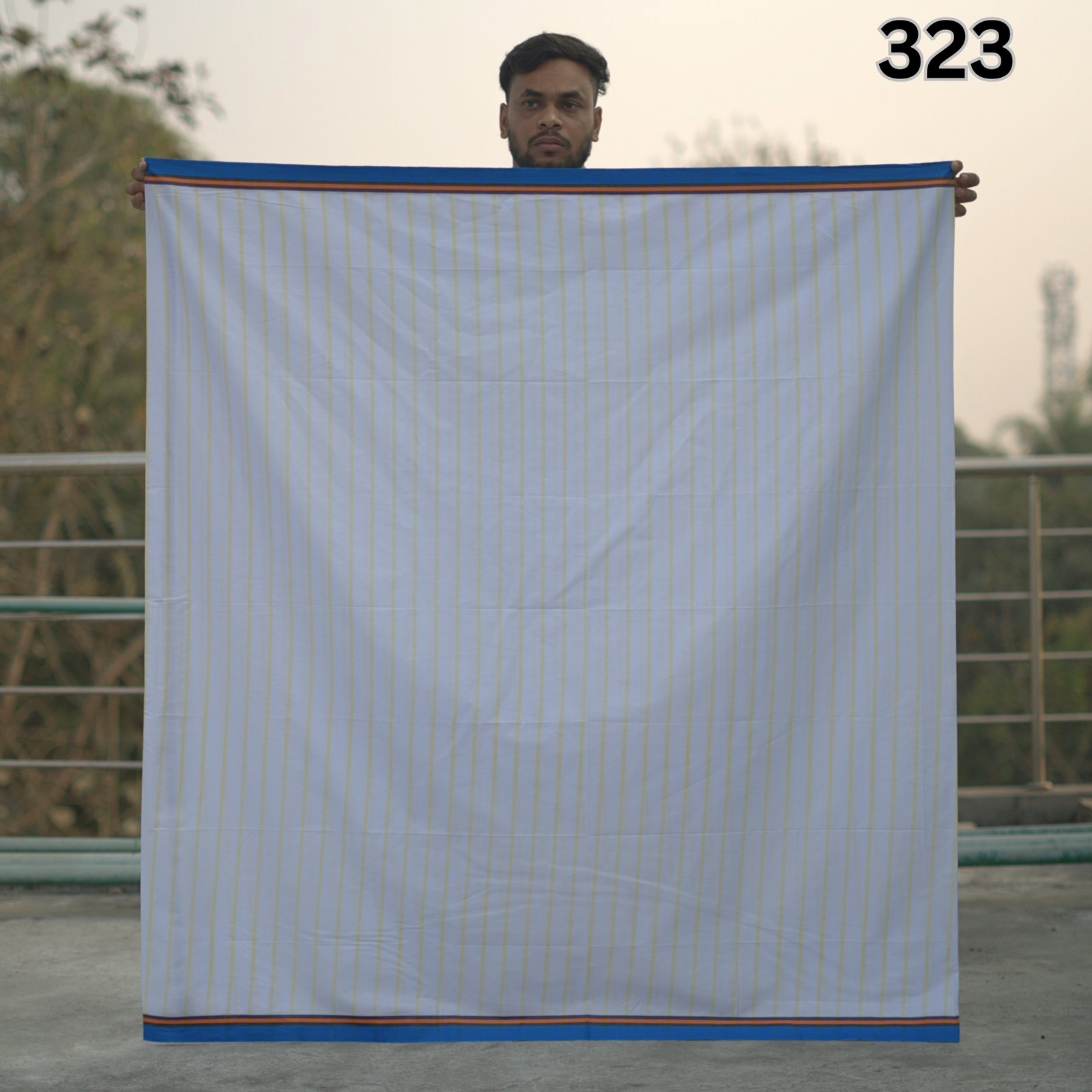 Tailocraft Men’s Pure Cotton Light Lungi 5.5 Hand-323