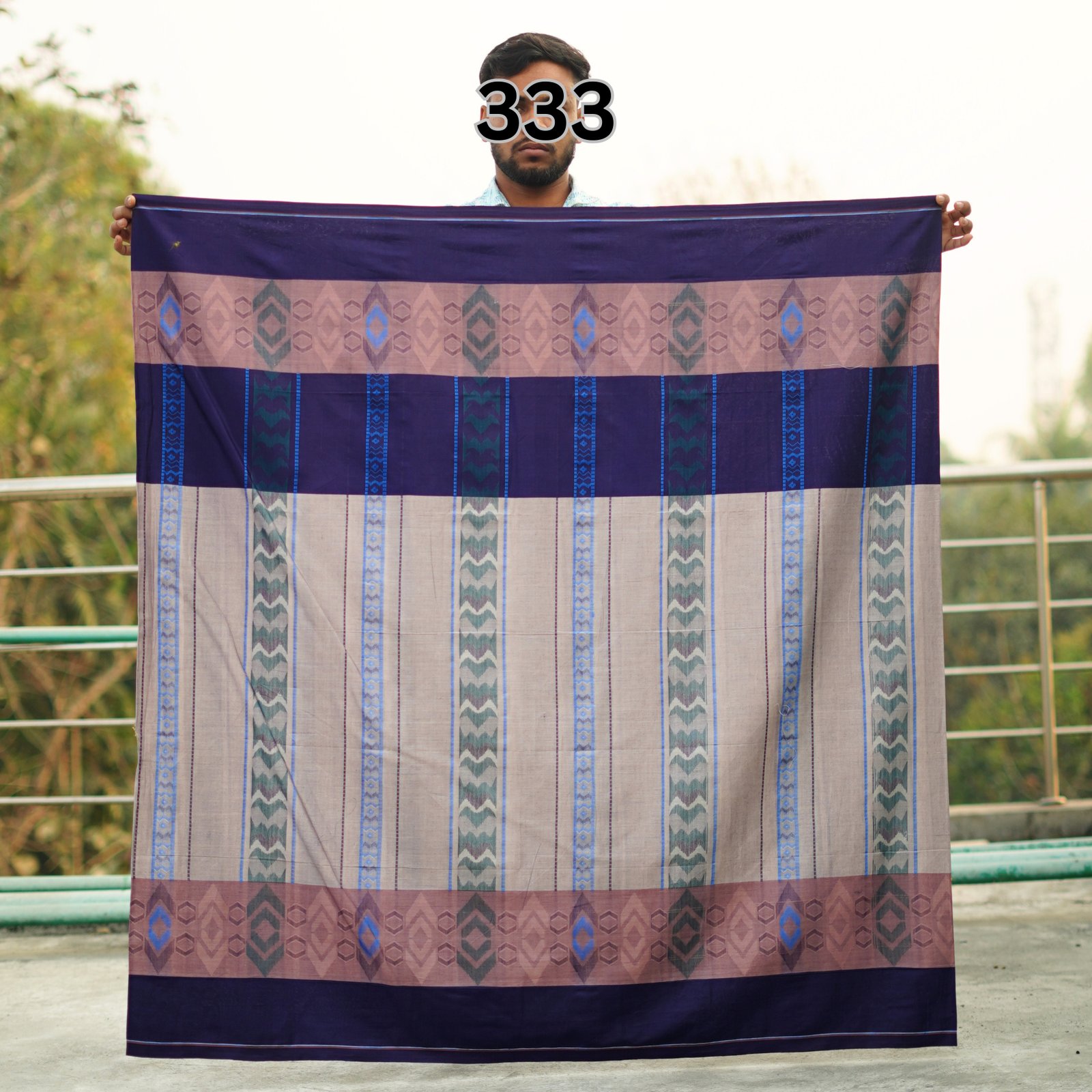 Tailocraft Men’s Pure Cotton Light Lungi 5.5 Hand-333