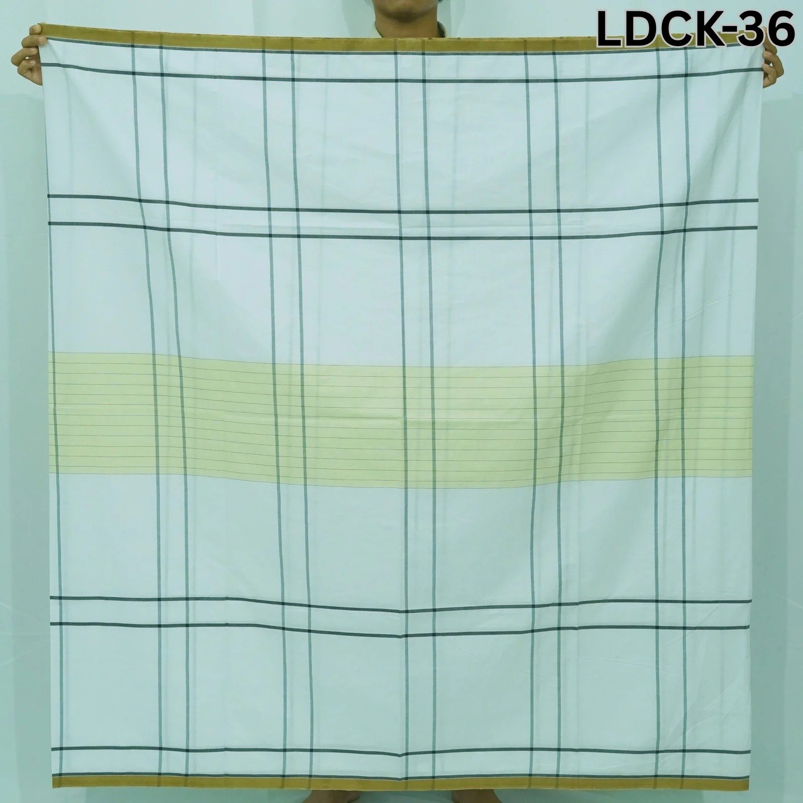 Tailocraft Men’s Pure Cotton Light Lungi 5.5 Hand-36