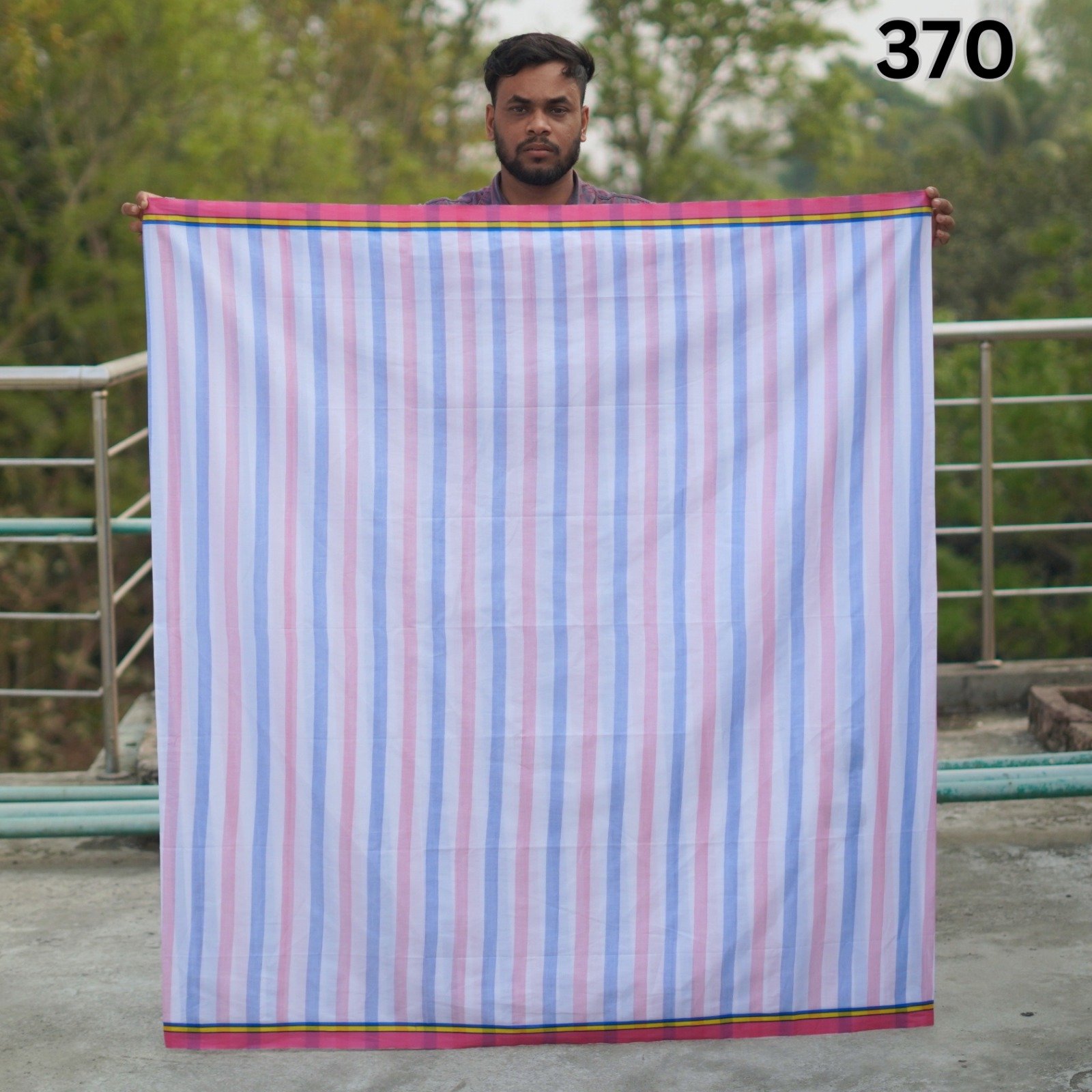 Tailocraft Men’s Pure Cotton Light Lungi 5.5 Hand-370