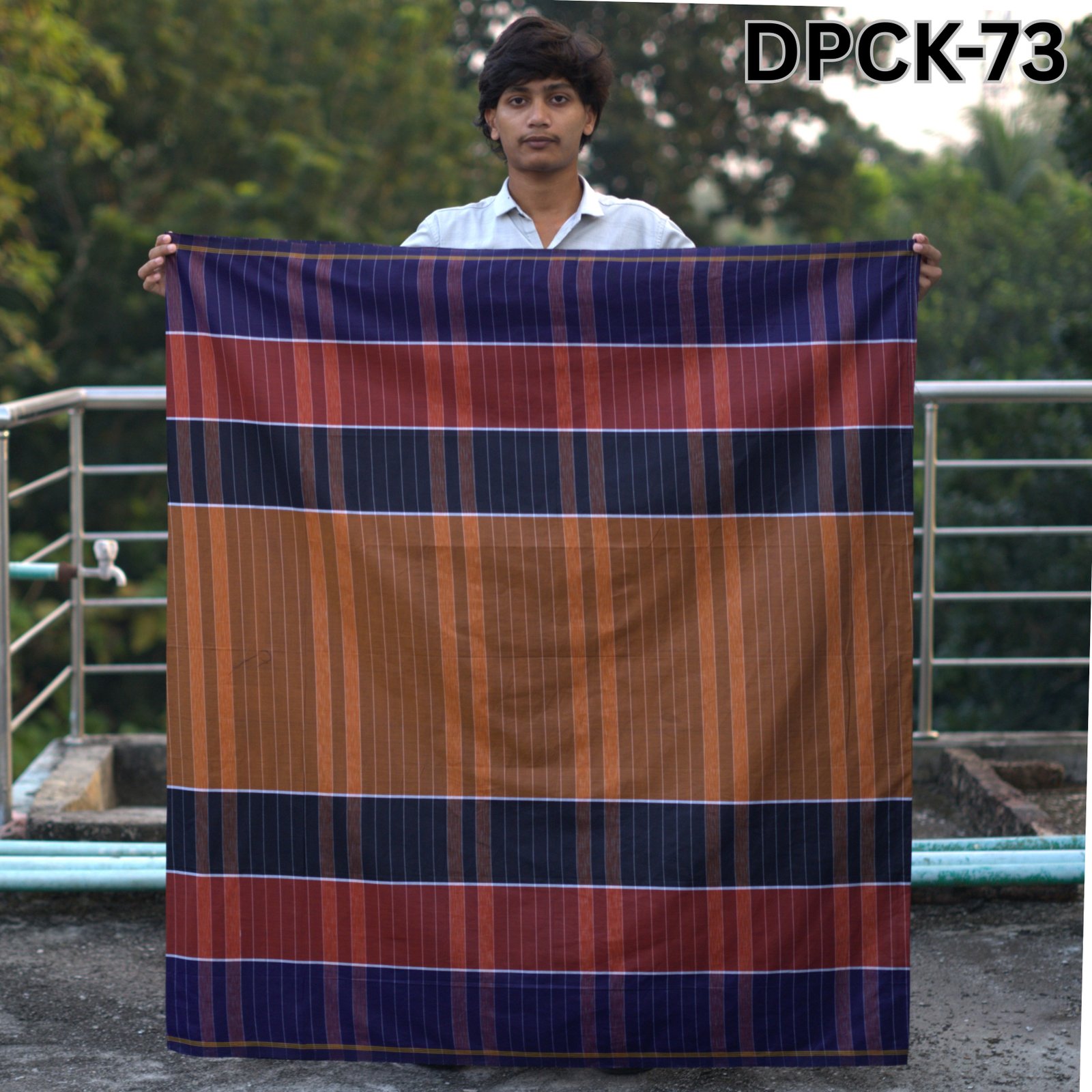 Tailocraft Men’s Pure Cotton Deep Lungi 5.5 Hand-73