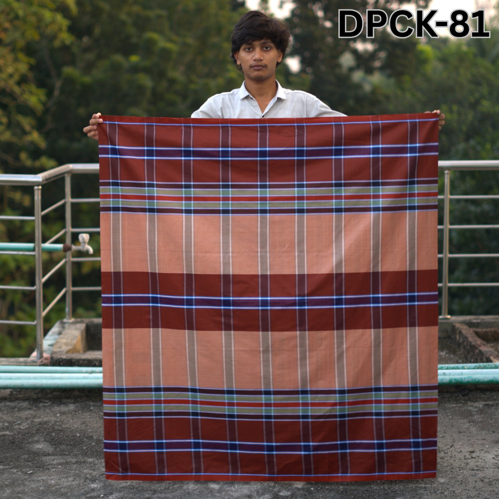 Tailocraft Men’s Pure Cotton Deep Lungi 5.5 Hand-81