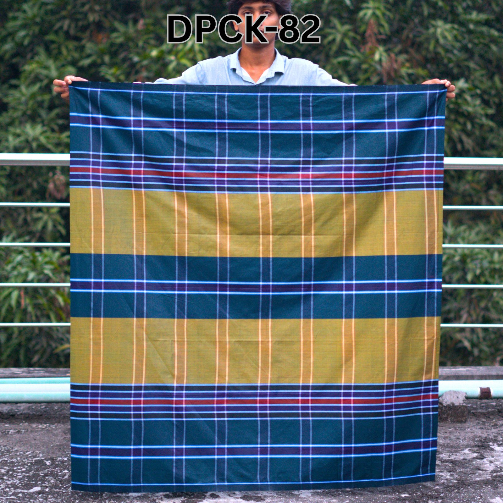 Tailocraft Men’s Pure Cotton Deep Lungi 5.5 Hand-82