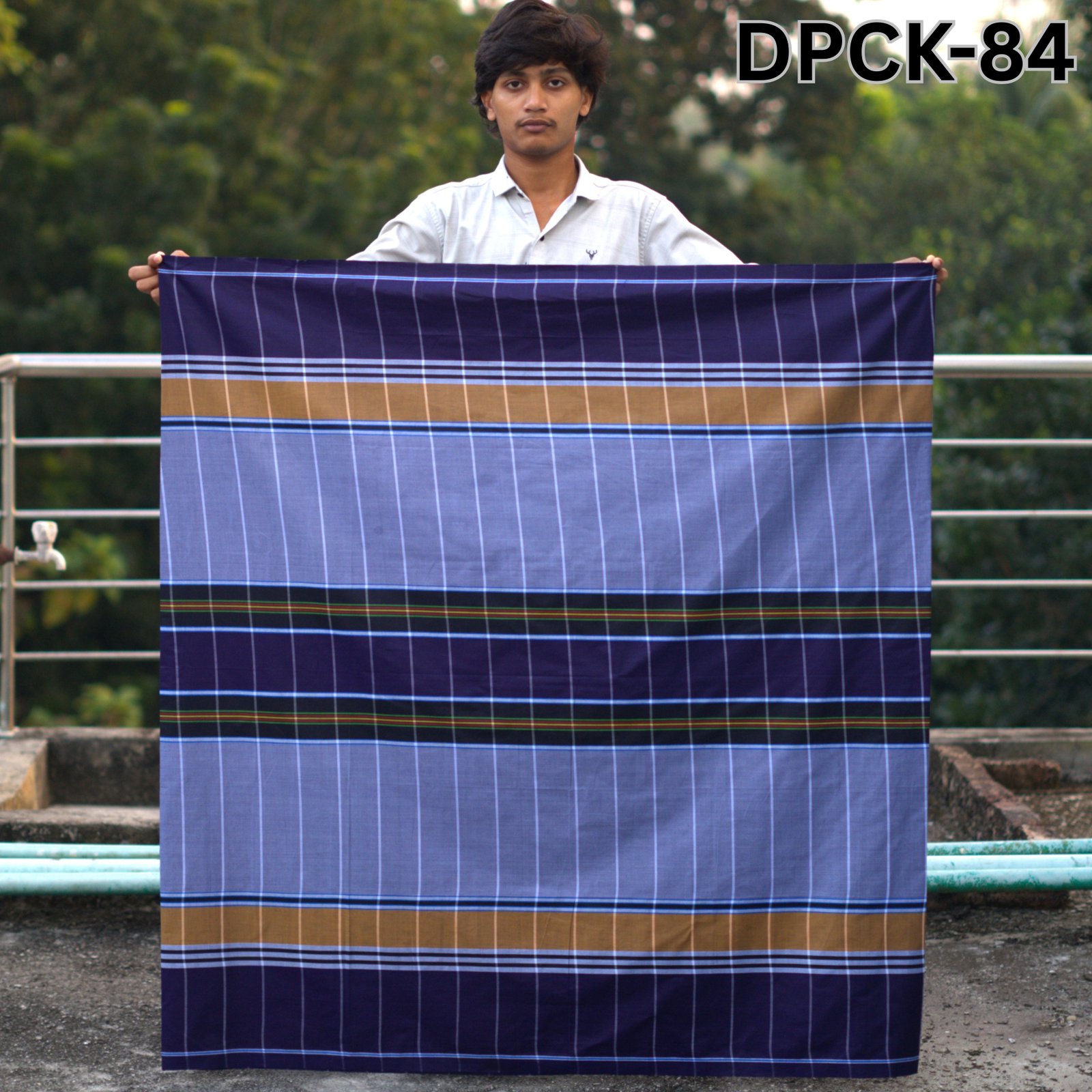 Tailocraft Men’s Pure Cotton Deep Lungi 5.5 Hand-84